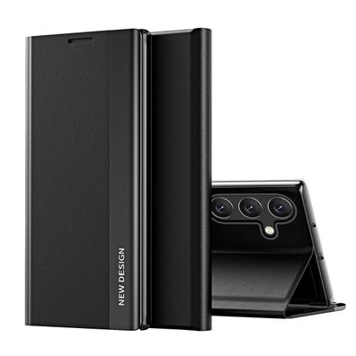 Samsung Galaxy A24 4G Schutzhülle Sleep Case Pro mit Klappständer in Schwarz