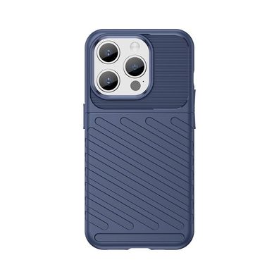 Robustes Schutzhülle für iPhone 15 Pro - Thunder Case Blau