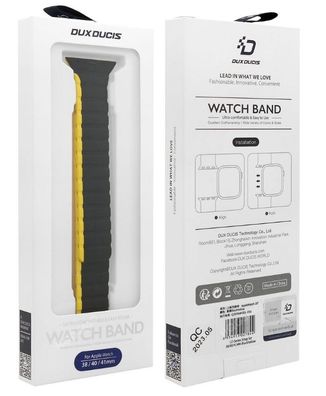 Apple Watch SE Magnetisches Armband, kompatibel mit Serie 9-1 (41, 40, 38 mm) Du