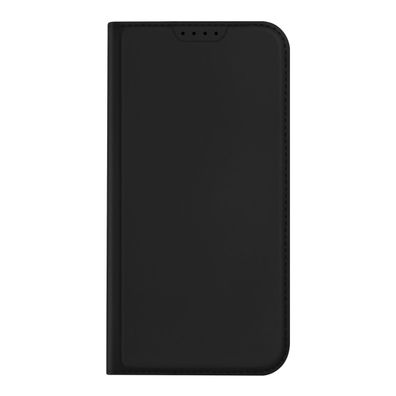 iPhone 15 Plus Hülle mit Klappdeckel & Geldbörse - Dux Ducis Skin Pro, Schwarz