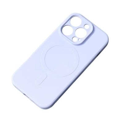 iPhone 15 Silikon Schutzhülle mit MagSafe - Blau
