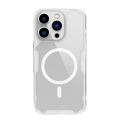 Nillkin Nature Pro MagSafe Hülle für iPhone 15 Pro Max - Weiß (Strapazierfähig)