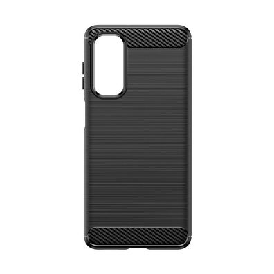 Flexibles Carbon-Design Schutzcover für Samsung Galaxy M54 - Schwarz