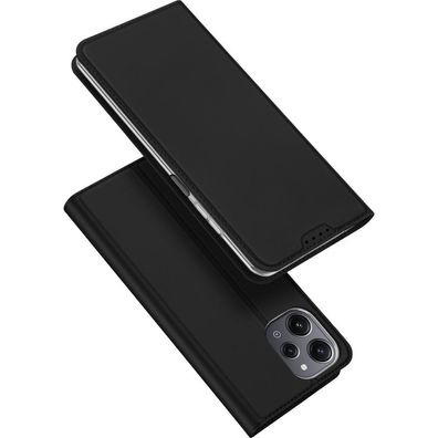Dux Ducis Skin Pro Premium Kunstlederetui für Xiaomi Redmi 12 / Redmi 12R - Schw