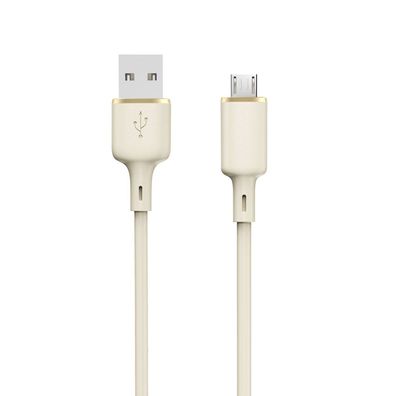 Dudao L7SM 1m USB-A auf Micro-USB Kabel 5A - Beige