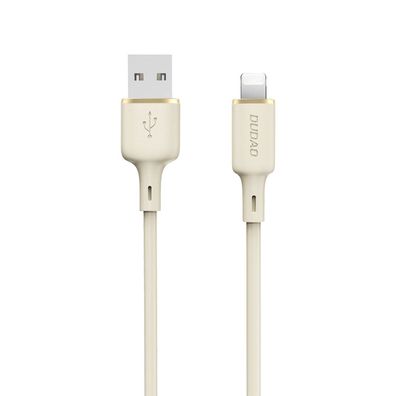 Dudao L7SL USB-A zu Lightning Ladekabel 5A, 1m - Beige
