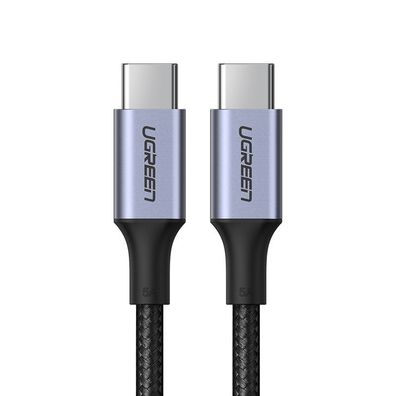 Ugreen US316 USB-C zu USB-C Kabel 480Mb/s 5A 0.5m Grau