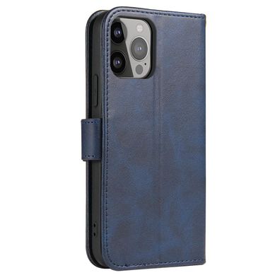 Magnetische Klapphülle mit Brieftasche für Samsung S24 Plus - Blau