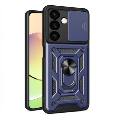 Hybrid Armor Camshield Schutzhülle für Samsung Galaxy S24+ mit Kameraschutz - Bl