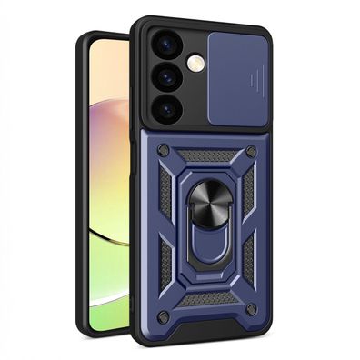 Samsung Galaxy A15 Panzerhülle Hybrid Armor mit Kameraschutz - Blau
