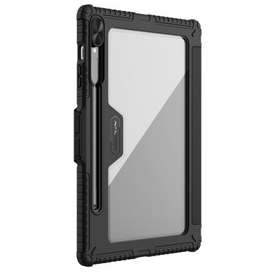 Nillkin Bumper Lederhülle Pro für Samsung Galaxy Tab S9+ - Schwarz