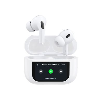 Dudao U19 Kabellose In-Ear Bluetooth 5.3 Kopfhörer mit LED-Anzeige - Weiß