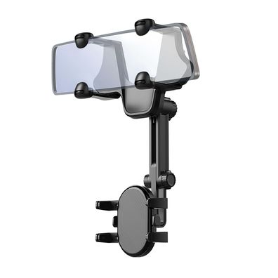 Universeller Smartphone-Halter für Rückspiegel im Auto - Schwarz