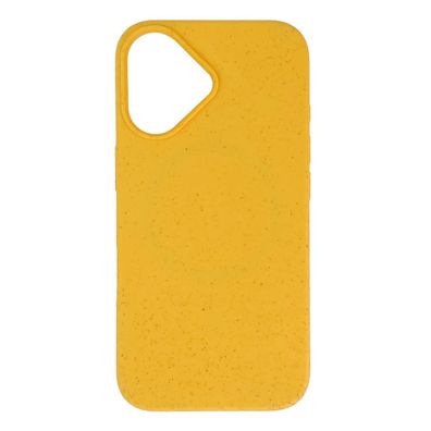 Mehrfarbiges Weizenkleie-MagSafe-Case für iPhone 16 - Gelb
