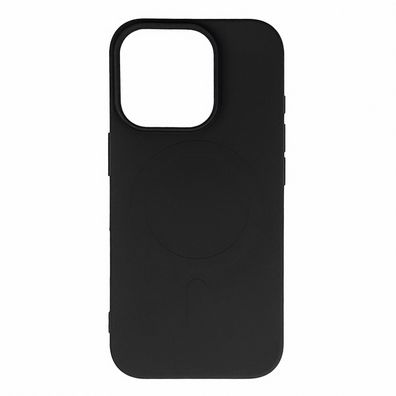Flüssig-Silikon Schutzhülle mit MagSafe für iPhone 16 Pro Max - Schwarz