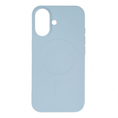 Flüssiges Silikon Schutzetui mit MagSafe für iPhone 16 - Hellblau