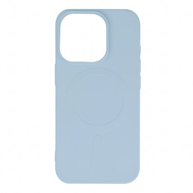 Flüssigsilikon-Hülle mit MagSafe für iPhone 16 Pro - Himmelblau