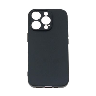 iPhone 16 Pro Softcase Schutzhülle - Schwarz