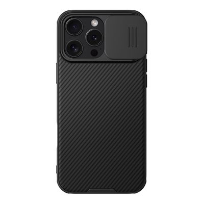 Nillkin CamShield Pro Hülle für iPhone 16 Pro Max mit Kameraschutz - Schwarz