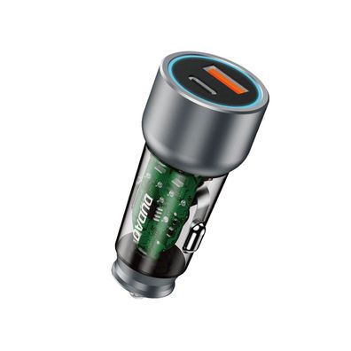 Auto-Ladegerät Dudao R4T 30W USB-A/USB-C - Grau