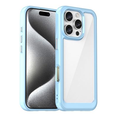 Hochwertige Schutzhülle Outer Space Case mit flexiblem Rahmen für iPhone 16 Pro