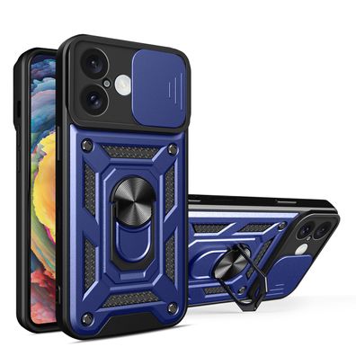 Robustes Hybrid Armor Camshield Case für iPhone 16 Plus mit Kameraabdeckung und