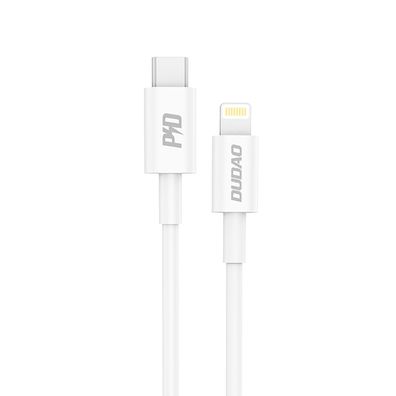 Dudao L6X USB-C auf Lightning Ladekabel 20W PD, 1m, Weiß