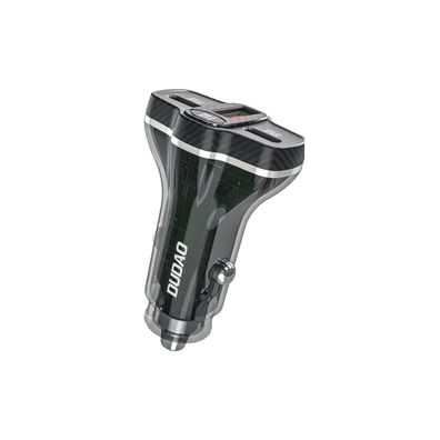 Dudao R78 Auto-Ladegerät 78W USB-C PD & 2xUSB-A QC - Schwarz