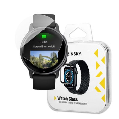 Wozinsky Gehärtetes Schutzglas Full Glue für Garmin Vivoactive 5 (2 Stück)