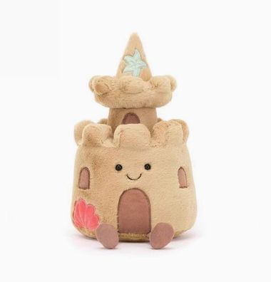 Jelly Cat - Brandneue Strandburg mit Etikett, 25 cm