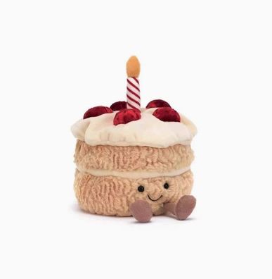 Jelly Cat - Neuwertige Geburtstagstorte mit Etikett, 20 cm