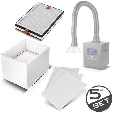 Stahlwerk Filterset FE 150 ST Absaugung 3 Vorfilter HEPA H13 Aktivkohlefilter