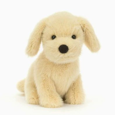 Jelly Cat - Nagelneuer, etikettierter Golden-Retriever-Welpe, 21 cm