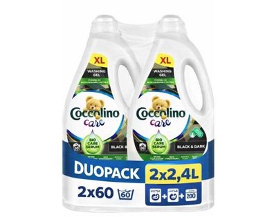 Coccolino Care Black & Dark Waschmittel Duopack - 2 x 2,4 L (2 x 60 Waschladungen)