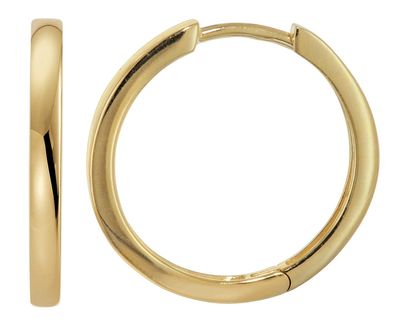 trendor Schmuck Damen-Ohrringe Gold 333/8K Klapp-Creolen ? 18 mm 21717