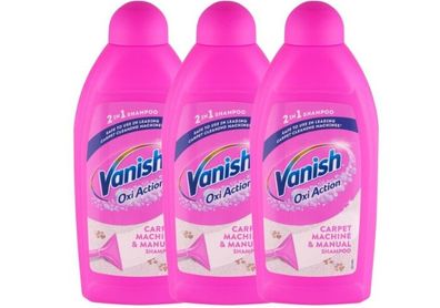 Vanish machine Teppich- und Polsterreinigungsshampoo 3x500ml