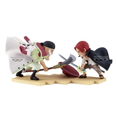One Piece World Collectable Log Stories Edward Newgate vs. Shanks Figur 13cm