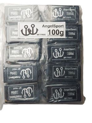 100g x 10 Futterkörbe ohne Blei mit Öse+ Wirbel 59 x 30 x 30 mm