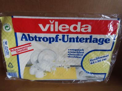 Abtropf-Unterlage Schwammtuch Qualität ca. 63x36 cm (Original Verpackt) Vileda