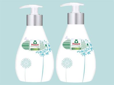 Frosch Flüssigseife für empfindliche Haut mit Pumpe 2x300ml