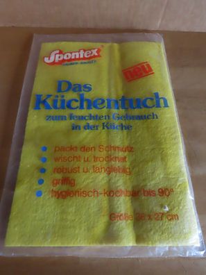 Das Küchentuch gelb (Original Verpackt) Spontex Sauber-Sauger