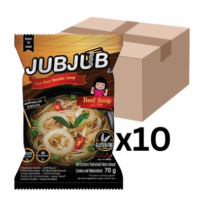 10er-Pack JUB JUB Instant Reisnudeln Rind 70g