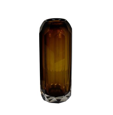 Kaheku Vase Samu Schliff amber 10 Ø 25 h 1182005261