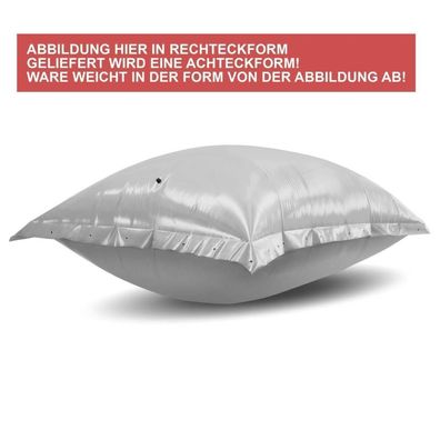 Trend Pool aufblasbare Poolplane Set | Holzpoolbecken Modell 5 | Hellgrau | inkl