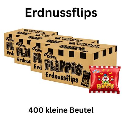 400 Erdnussflips Mini Beutel einzeln verpackt Event Vorrat