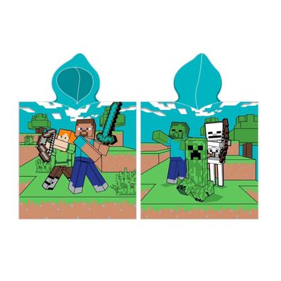 Minecraft Field Strand-Poncho-Handtuch 50x115 cm