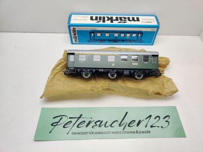 Märklin H0 AC 4067 Umbauwagen 1.-2. Kl AB3yge / DB / OVP blau