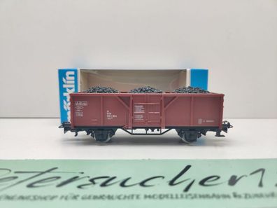 Märklin H0 AC 4431 off. Güterwagen Ladung Steinkohle El-u061 / DB / OVP blau