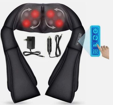 Muskel Massagepistole mit LCD Touchdisplay 6 Stufen 4 Aufsätze
