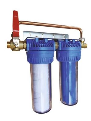 Aquawater Doppel Filterstation 104041 mit Filterkartuschen